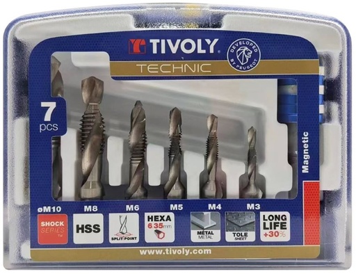 [10502970001] Set FTH of Combi Taps for M3-M10 "Half-Box", 7pcs