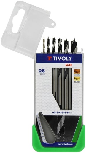 [10804170005] Tivoly urbju komplekts kokam Clipster PRO Ø2-8mm