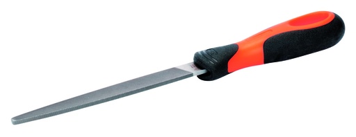 [1-110-10-3-2] Plakanā konusveida vīle 10" 250mm, smalks rievojums, Ergo rokturis