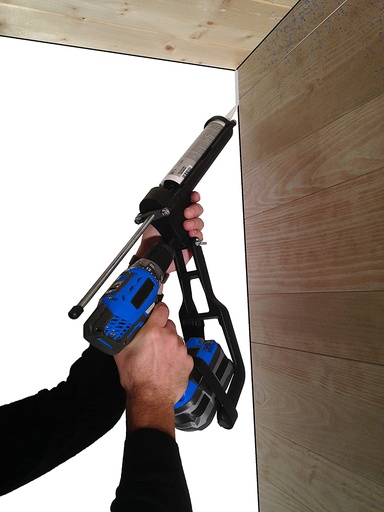 [11110520001] Caulking gun for cordless drill, for 310ml cartridges