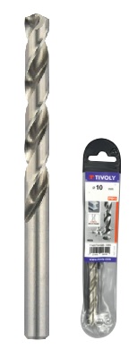 [11437740100] Grąžtas metalui HSS "T LINE" (Ø) 1 mm  pilnai šlifuotas,118⁰ kampas,centruojantis DIN338, 2vnt./kpl.blisteryje