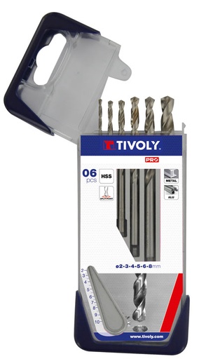 [11437770005] Tivoly urbju kompl. metālam HSS Clipster PRO Ø2-8mm