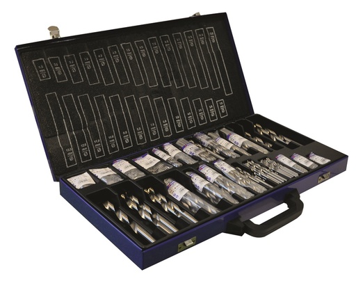 [11451070026] Metallipuuride komplekt 1-13mm, HSS RECTIF, metallist kohvris, 222 puuri