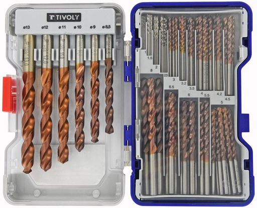 [11454170003] Metallipuuride komplekt 1-13mm, HSS, FURIUS (FUSIO), 100 puuri