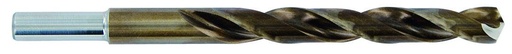 [11455611900] Metal drill bit Ø19,00 mm, HSCOB, fully ground. Point angle 135⁰, T Line. Reduced shank Ø12