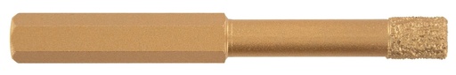 [12000920600] Diamond drill bit with paraffin for tiles, heavy duty Ø6mm