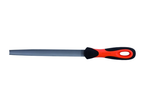 [1-210-12-1-2] Half-round file 12" 300mm bastard cut with handle