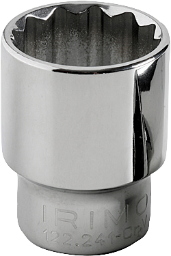 [122-30-1] Irimo dubultā sešstūra muciņa 30mm, 1/2", blisterī