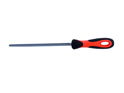 [1-230-06-1-2] Apaļā vīle 6" 150mm, rupjš rievojums, Ergo rokturis