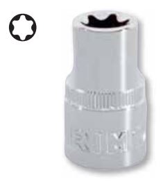 [126-12-1] E-TORX socket E-12 1/2" Irimo blister