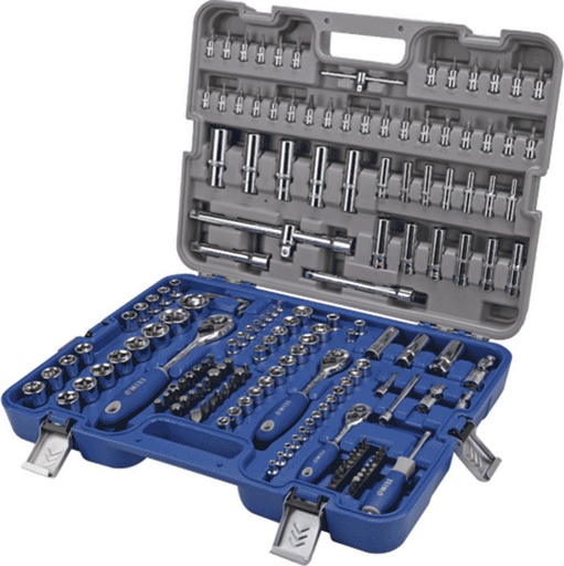 [129-172-4] Padrunite (4-32mm lühikesed ja 4-22mm pikad) ja padrunotsakute kmpl 172 osa 1/4", 3/8" ja 1/2" Irimo