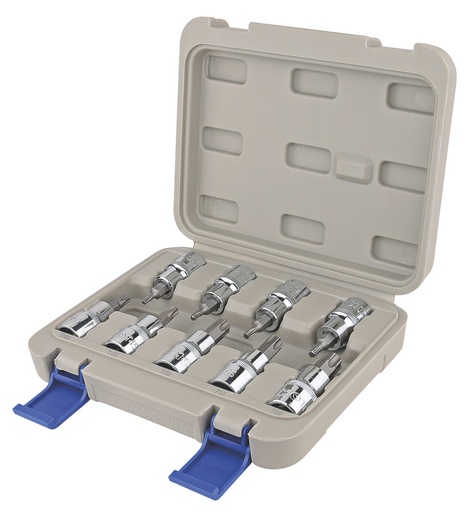 [129-9T-4] Irimo TORX uzgaļu muciņu komplekts, 9 gab., 1/2" - T20-T60