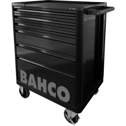 [1472K6BKFF3SD] Bahco instrumentu skapis E72, melns, 6 atvilktnes, 675x500x950, komplektā 251 instruments