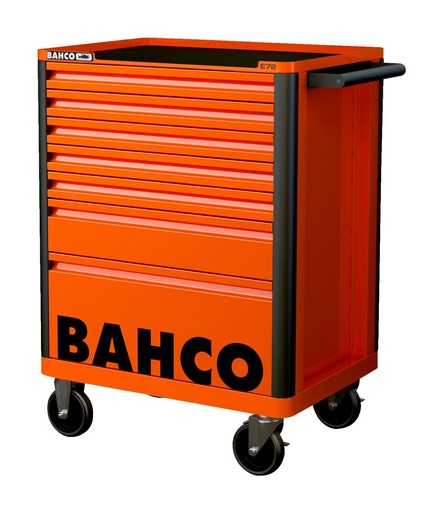 [1472K7] Įrankių vežimėlis Bahco E72, 7 stalčiai, 693x510x955mm oranžinis