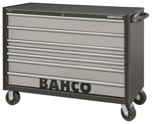 [1476KXXL7BK] Tööriistakäru Bahco 53", 7 sahtlit, must/hall