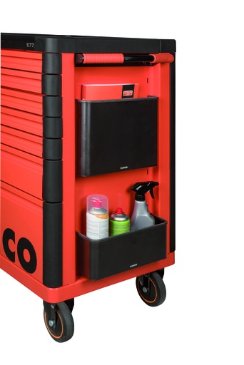 [1477K-AC20] Aerozolių ar butelių laikiklis Bahco, tvirtinamas vežimėlio šone, tinkamas E77 ir E72 įrankių vežimėliams