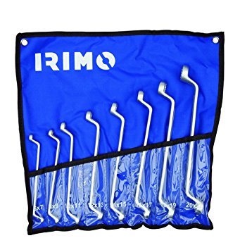 [15-12-W] Irimo dubultā gredzenveida uzgriežņu atslēgu komplekts 12 gab., 6-32mm ar sitni