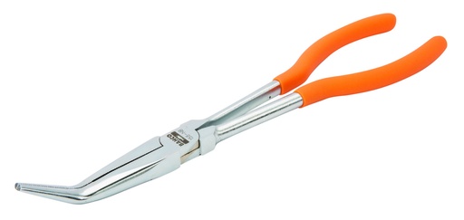[158-NB] Snipe nose pliers long, bent tip, 35° 270mm