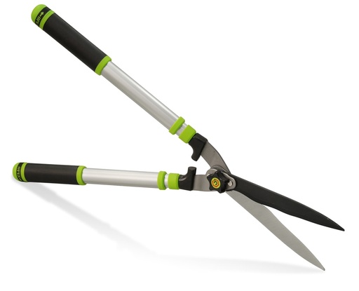 [2153] Hedge shears with telescopic aluminium twist-release tubular handles
