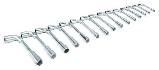 [28M/15] Double head socket wrenches set offset 8-24mm 15 pcs
