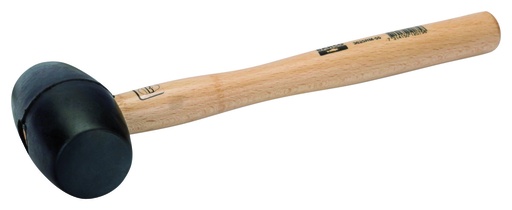 [3625RM-90] Rubber mallet with wooden handle 720g