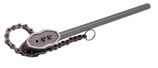 [372-12] Kettvõti torudele kahepoolsete hammastega narre süsteem, max diam 305mm (12") 1625mm