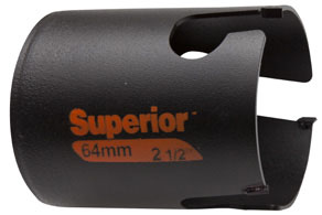 [3833-62-C] Multi construction holesaw Superior 62mm with carbide tips, depth 71mm