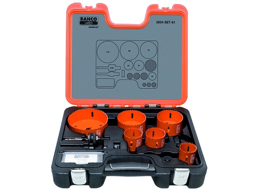 [3834-SET-61] Karūnų rinkinys  Sandflex bimetal 7vnt