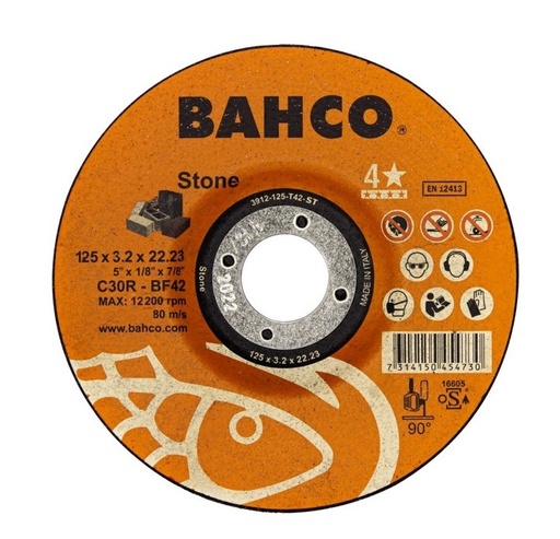 [3912-180-T42-ST] Cutting disc for stone C24R T42 180x3.2x22.23mm