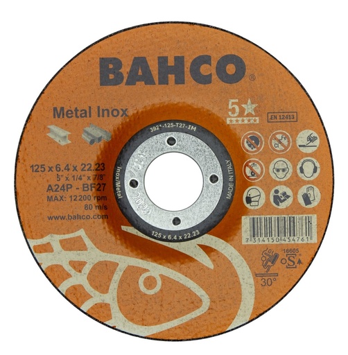 [3921-150-T27-IM] Grinding disc A30S INOX+Fe T42 150x6,4x22.23mm