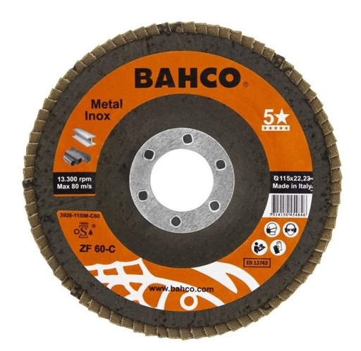 [3926-115IM-C40] Flap disc INOX+Fe P40 115x22.23mm
