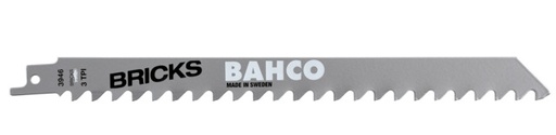 [3946-228-3-ST-1P] Carbide tipped reciprocating sawblade 228mm*0,9mm ST 3TPI 1 pcs for lightweight concrete, bricks and fibreglass