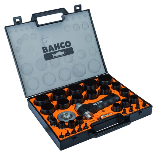 [400.002.050] Išmušėjų rinkinys 26 pcs 2-50mm, Bahco
