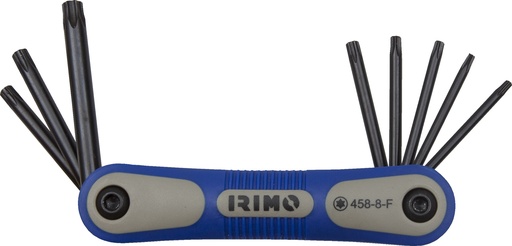 [458-8-F] HEX keys folder TORX T9-T40 Irimo