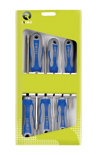 [459-6C-C] Kruvikeerajate kmpl SL3,0/SL4,0/SL5,5/PZ1/PZ2 + tester 100-250V 6 osa Irimo