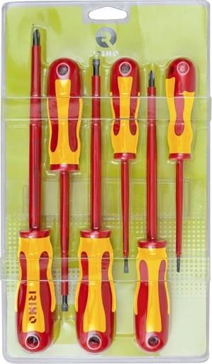 [459V-6-B] Kruvikeerajate kmpl SL3,0/SL4,0/SL5,5/SL6,5/PH1/PH2 6 osa 1000V VDE Irimo