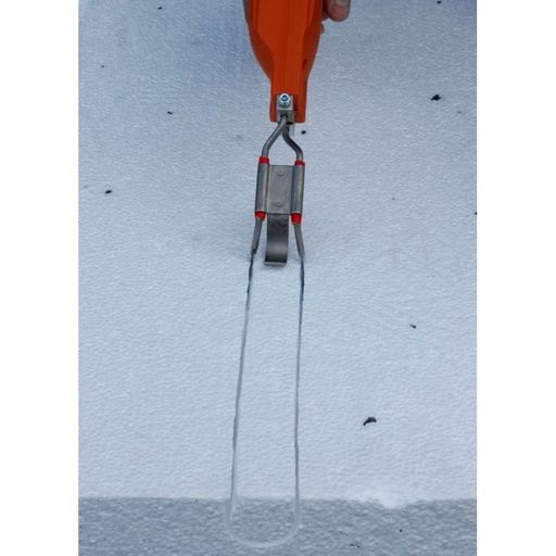 [466555] Polistireno pjaustymo pistoleto priedas elektros, santechnikos kanalams atlikti Ø30mm.