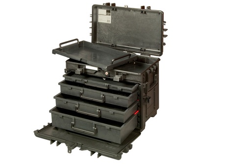 [4750RCWD4] Rigid case with four drawers and with wheels