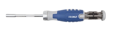 [475R-1/4-110] Ratcheting screwdriver+bits 12 pcs PH1/2/3, Torx T15/20/25, HEX 3/4/5, SL4/5/6