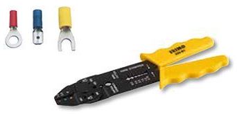 [630-B1-1] Crimping pliers 220mm for insulated terminals 1,5/2,5/6 mm2. Cutting M2.6-M5.0. Stripping 0.75-6.0 mm2. Irimo blister