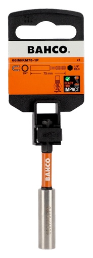 [66IM/KM75-1P] Magnetic Bit Holder 75mm, Impact, 1/4", 1tk