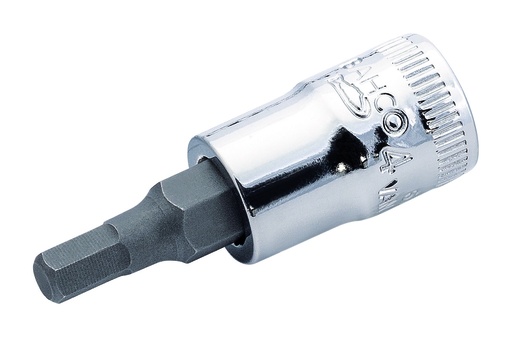 [6709M-4] Hex head socket driver 6709M 4mm 1/4"