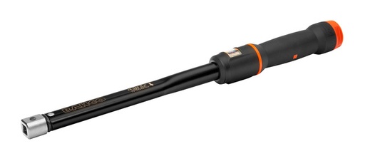 [74W14-200] Click torque wrench with interchangeable heads 40-200Nm ±3% (CW and CCW ) 14x18mm, 478mm, window scale