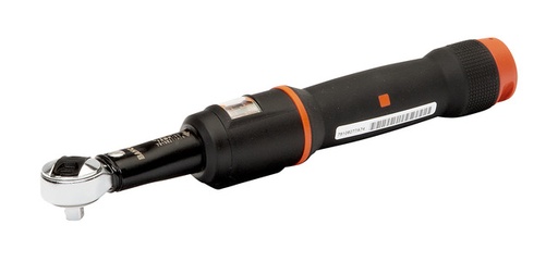 [74WR-25] Mechanical click-style torque wrench 5-25Nm ±3% (CW) 1/4" 221mm, window scale