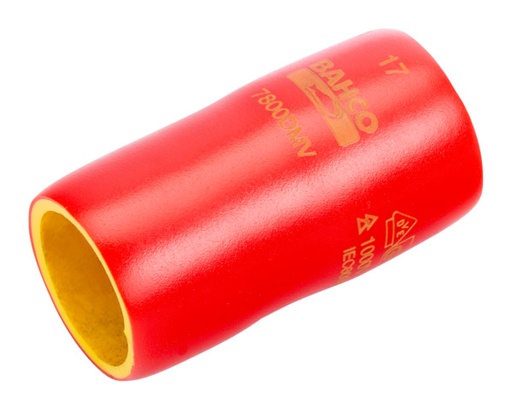 [7800DMV-16] Insulated double hexagon socket 7800DMV 16mm 1/2" 1000V VDE