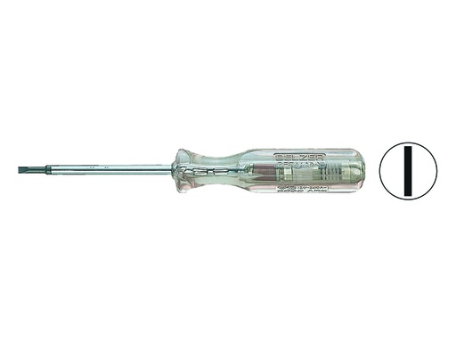 [8045VDE] Insulated screwdriver voltage tester 0,5x3,5x77mm