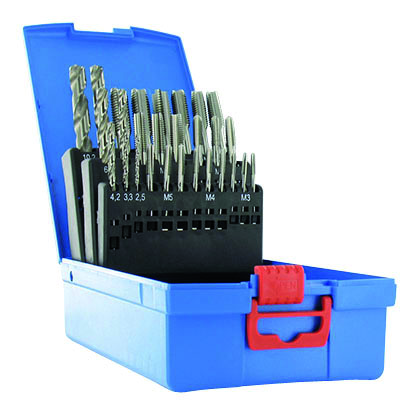 [81900170019] Set TMA of Hand Taps  and Drills for M3-M12.