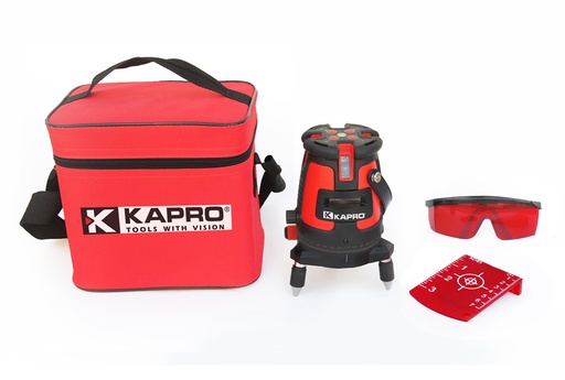 [875] Savaime kalibruojantis kryžminio kampo lazerinis nivelyras Kapro Prolaser 875, 5 linijos
