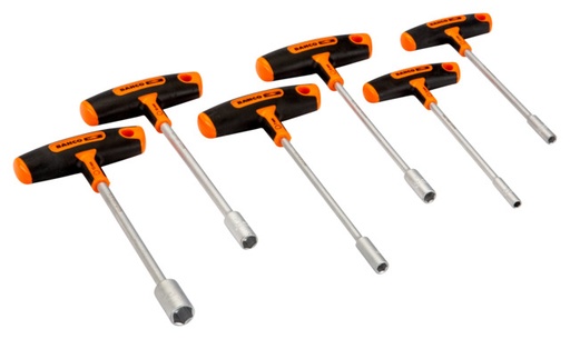 [903T-3] T-handle nut driver set 5/6/7/8/10/13mm 6 pcs