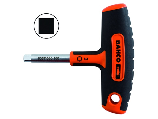 [905T-060-100] Socket driver T-handle 1/4" 100mm